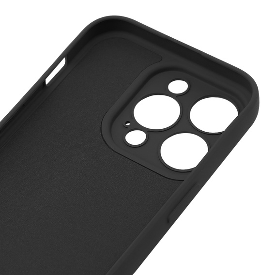 Etui do iPhone 15 Pro, Silicone Lite, czarne