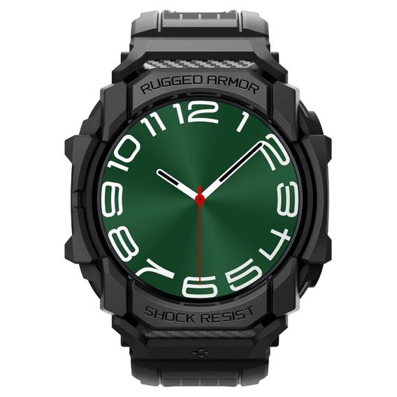 Pasek z Etui Spigen do Galaxy Watch Ultra 47mm (2025 / 2024), Rugged Armor Pro, czarny