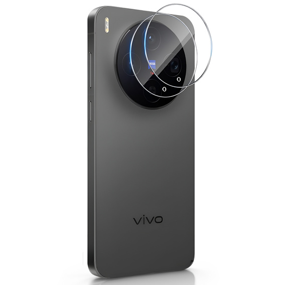 2x Szkło hartowane na aparat ERBORD do Vivo X300, Przezroczyste