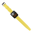 Pasek Silikonowy ERBORD Uniwersalny 22mm, Tropic, Żółty / czarna klamra