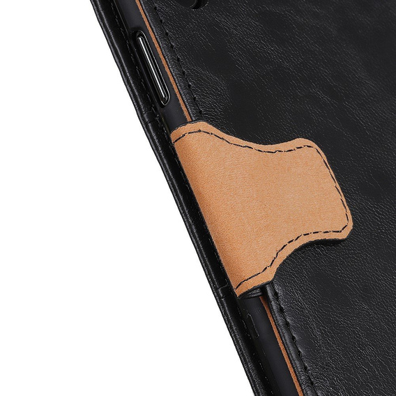 Etui z klapką do Huawei Y6P, Wallet Leather Case, czarne