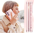 Etui do Samsung Galaxy S25 FE, Electro heart, różowe rose gold