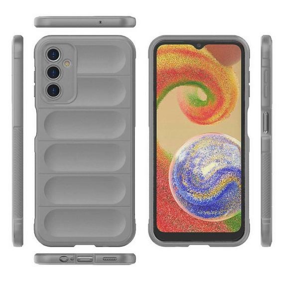 Etui do Samsung Galaxy A14 4G/5G, Gaming Shockproof, szare