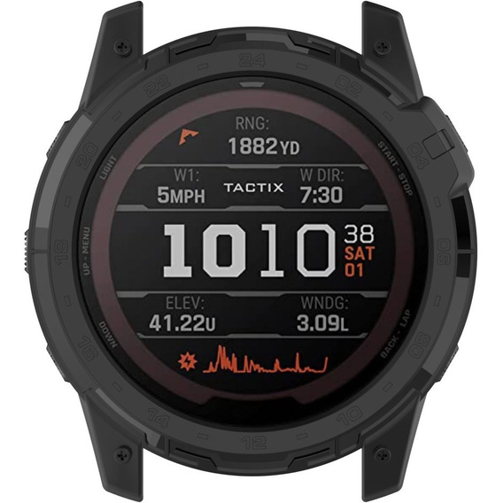 Etui Obudowa do Garmin Enduro 2 / Garmin Tactix 7, Black