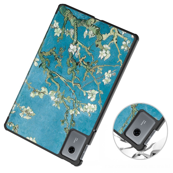 Etui do Lenovo Idea Tab 11" 2025 TB336FU TB336ZU, Smartcase, z funkcją podstawki, Kwiat wiśni