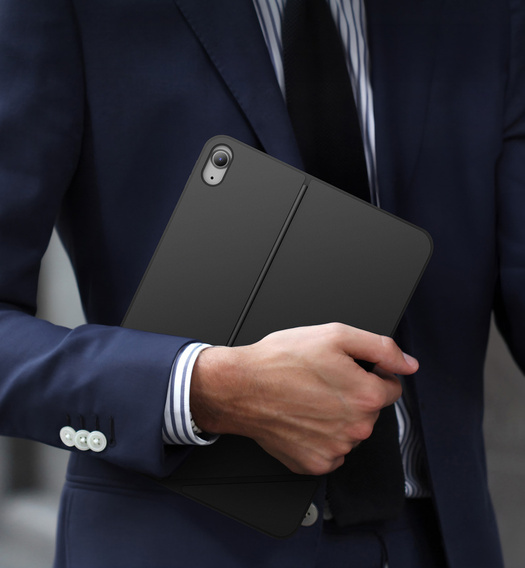 Etui SURITCH magnetyczny stojak do iPad 11" 2025 A16 (11 gen.) / 10.9" 2022 (10 gen.), czarne