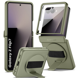 Etui do Samsung Galaxy Z Flip7, Suritch, zielone