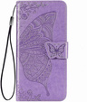 Etui z klapką do Xiaomi 15T, Butterfly, fioletowe