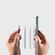 SPIGEN Valentinus MagSafe, Schowek na karty, Black