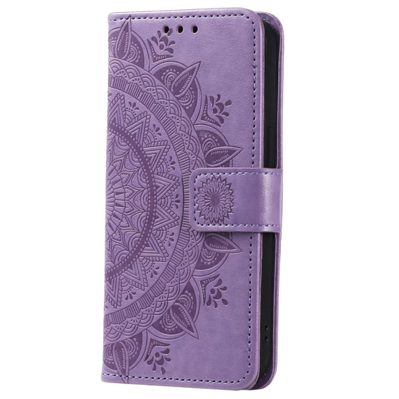 Etui z klapką do Samsung Galaxy A34 5G, Mandala, fioletowe