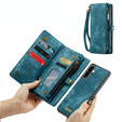 Etui CASEME do Samsung Galaxy A56 5G, Retro Leather Wallet, z paskiem, zielone