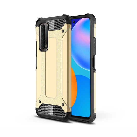 Etui do Huawei P Smart 2021, Obudowa TECH ARMOR Case, Złote