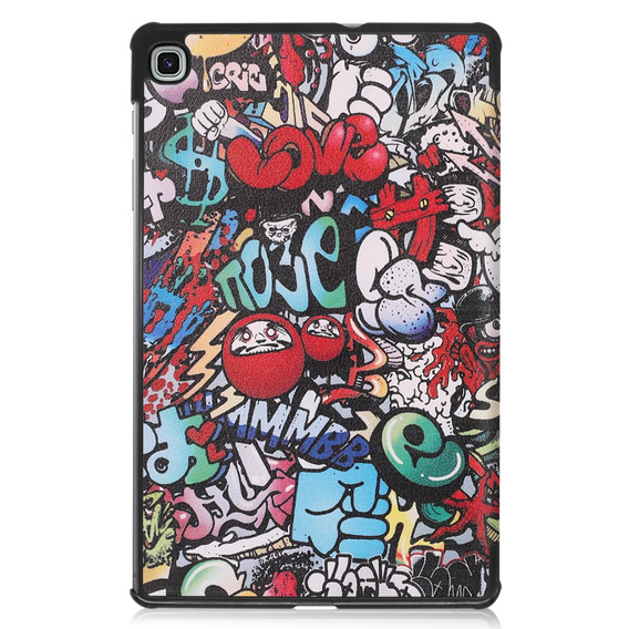 Etui do Samsung Galaxy Tab S6 Lite 10.4" 2020/2022/2024, Smartcase, graffiti