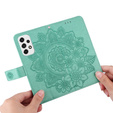 Etui z klapką do Samsung Galaxy A53 5G, Mandala, zielone