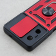 Etui pancerne do Infinix Note 30 Pro, CamShield Slide, czerwone