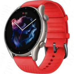 Pasek Silikonowy Uniwersalny 22mm, z poprzeczną linią, Czerwony