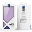 Etui z klapką Dux Ducis do iPhone 17 Pro Max, Skin X Pro, do MagSafe, fioletowe