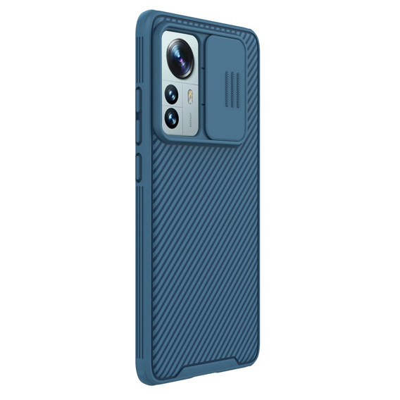 Etui NILLKIN do Xiaomi 12 Pro, CamShield Case, niebieskie