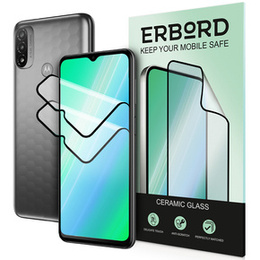 2x Szkło Hybrydowe Ceramic ERBORD do Motorola Moto E20/E30/E40