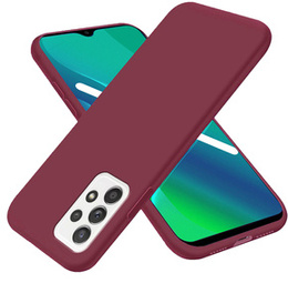 Etui cienkie do Samsung Galaxy A72 5G / A72 4G, Slim, bordowe