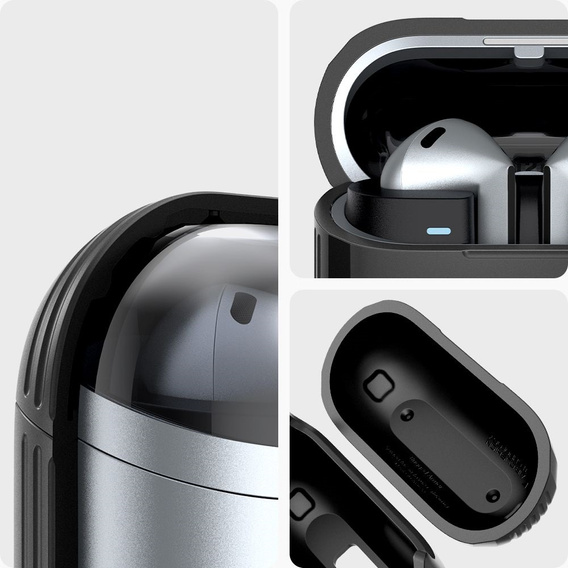 Etui SPIGEN na Słuchawki Galaxy Buds 3 / 3 Pro, Rugged Armor, czarne