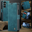 Etui CASEME do Samsung Galaxy Z Fold7 5G, Leather Wallet Case, niebieskie