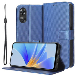 Etui z klapką do Oppo A17, Smart Magnet, niebieskie