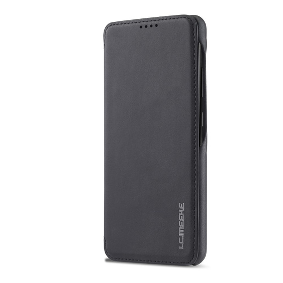 Etui z klapką do Samsung Galaxy A52 5G / 4G, LC.IMEEKE, czarne