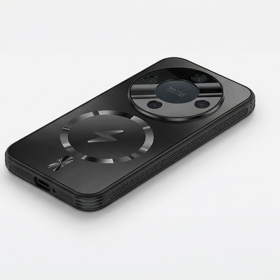 Etui ochronne do Honor Magic 8 Lite, do MagSafe, czarne