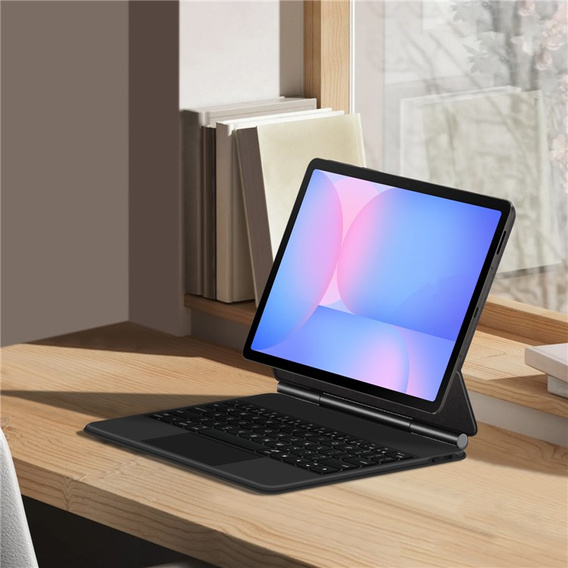 Etui z klawiaturą do Samsung Galaxy Tab S10 FE Magnetic Keyboard Touchpad - czarne