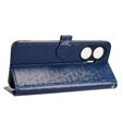 Etui z klapką do Xiaomi Poco F7 Wallet Rhombus - niebieskie