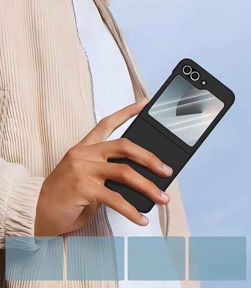 Etui do Samsung Galaxy Z Flip7 FE / Z Flip6, PC Case, czarne