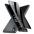 Etui do Samsung Galaxy S24, Privacy Dual Glass, czarne