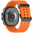 Pasek Silikonowy do Samsung Galaxy Watch 8 / 8 Classic, Pomarańczowy