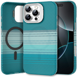 Etui do iPhone 16 Pro, Frame Kickstand, do MagSafe, Moon Green