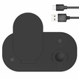 Bezprzewodowa Ładowarka Qi 3w1 15W GY-Z6S , Black