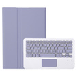 Etui z klawiaturą Bluetooth Touchpad do Lenovo Idea Tab 11" 2025 TB336FU TB336ZU, fioletowe