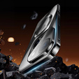 Etui Magnetic Dual Glass MagSafe do iPhone 15, czarne