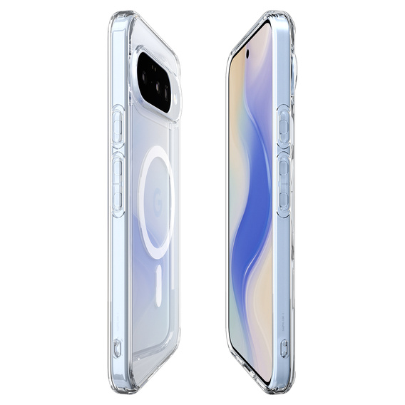 Etui z MagSafe Spigen do Google Pixel 10/10 Pro, Ultra Hybrid, Clear/White