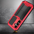 Etui pancerne do Samsung Galaxy S25, R-JUST, czerwone