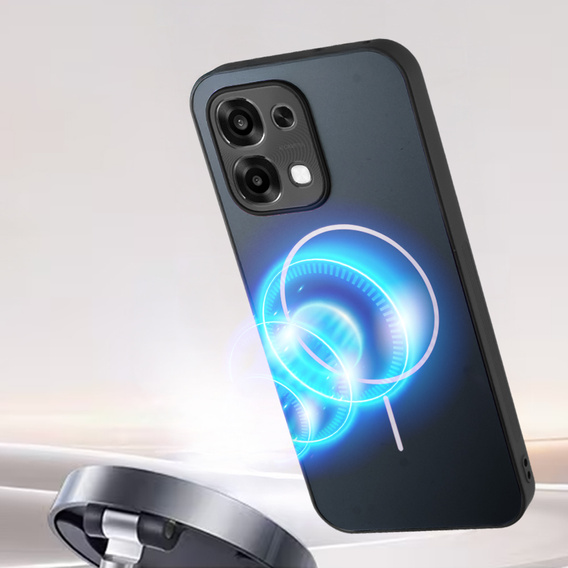 Etui ochronne do Oppo A6 Pro 5G, do MagSafe, czarne