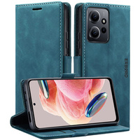 Etui do Xiaomi Redmi Note 12 5G / Poco X5 5G, ERBORD Vintage portfel z klapką, niebieskie