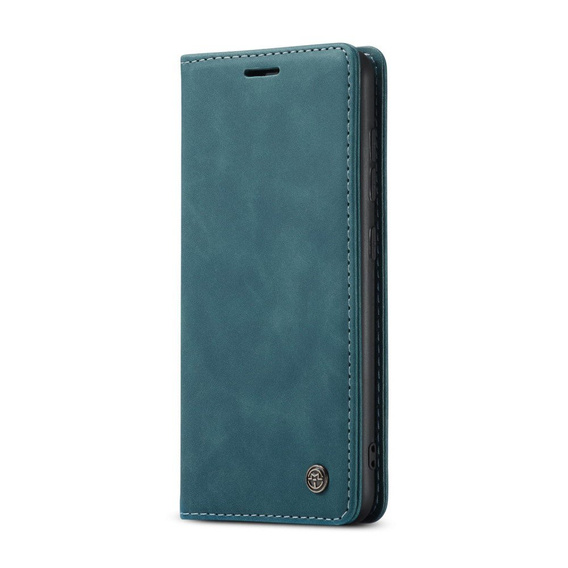 Etui CASEME do Samsung Galaxy A51, Leather Wallet Case, zielone