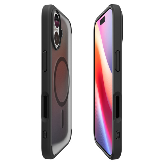 Etui Spigen do iPhone 17, Ultra Hybrid MagSafe, Frost Black