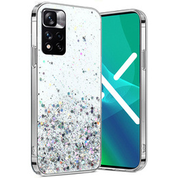Etui do Xiaomi Redmi Note 11 Pro 4G/5G, Glittery, przezroczyste