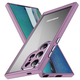 Etui do Samsung Galaxy S24 Ultra, ERBORD Impact Guard, fioletowe