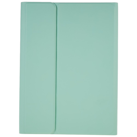 Etui z klawiaturą do Samsung Galaxy Tab S7 T870/T875 / S8, Pen Slot, jasnozielone
