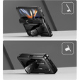 OUTLET Etui pancerne do Samsung Galaxy Z Fold 4 5G, Dexnor Full Body S-Pen Slot, czarne