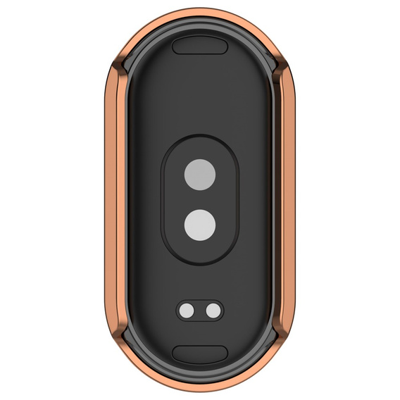 Etui z Diamentami do Xiaomi Smart Mi Band 9, Różowe rose gold