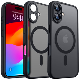 Etui do iPhone 17, Matt Case, do Magsafe, matowe czarne